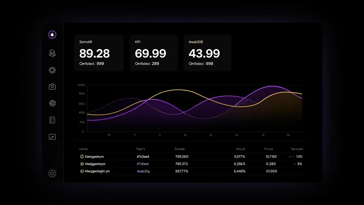 Aperçu animé de la console Crawlers : sidebar latérale, KPI, courbes de trafic et tableau de données